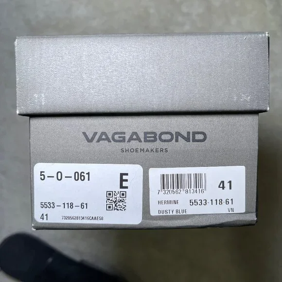 Vagabond Hermine blue grey slingback flats - Picture 3 of 3